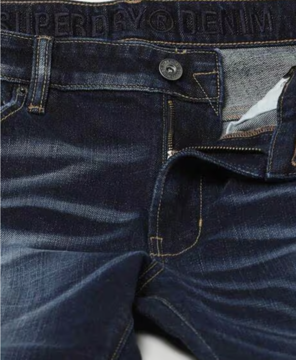 Tokyo Distressed Blue Slim Fit Jeans - Image 3